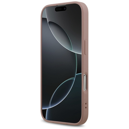 Guess Fixed Glitter Big 4G - Hülle iPhone 17 (rosa)