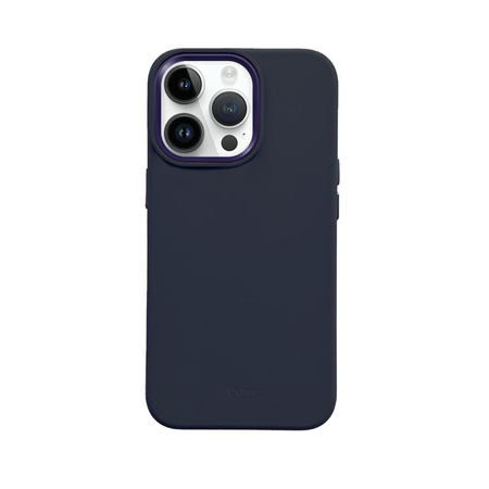 Crong Color Cover LUX Magnetic - Case for iPhone 15 Pro MagSafe (Navy Blue)