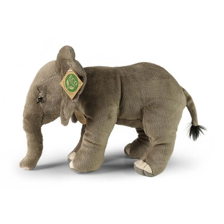 Rappa - Mascotte en peluche réaliste Éléphant d'Afrique 28 cm Respect de l'environnement