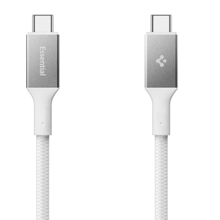Spigen EB10010CC Essential - USB-C zu USB-C PD Kabel 100W 1m (Weiß)