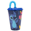 Disney Stitch - Tasse mit Strohhalm aus der Palms-Kollektion 430 ml