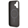 Guess Peony Script MagSafe - Etui iPhone 16 (brązowy)