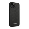 Karl Lagerfeld Saffiano Mono Metall Logo - Hülle für iPhone 14 Plus (Schwarz)
