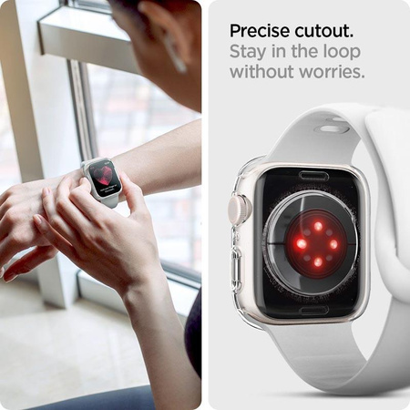 Spigen Liquid Crystal - Gehäuse für Apple Watch 41 mm (Transparent)