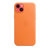 Apple Ledertasche - Ledertasche mit MagSafe für iPhone 14 Plus (Orange)