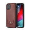 Mercedes Leather Urban Line - tok iPhone 12 / iPhone 12 Pro (piros)