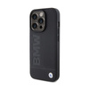 BMW Leather Hot Stamp MagSafe - Tasche für iPhone 15 Pro Max (Schwarz)