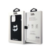 Karl Lagerfeld Silikon Choupette Kopf MagSafe - iPhone 15 Pro Max Tasche (schwarz)