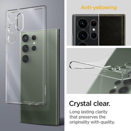 Spigen Liquid Crystal - Etui pour Samsung Galaxy S23 Ultra (Transparent)