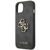 Guess 4G Big Metal Logo - Coque pour iPhone 14 Plus (gris)