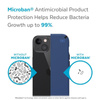 Speck Presidio2 Pro - Etui iPhone 13 z powłoką MICROBAN (Coastal Blue/Black)