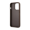 Guess 4G Bottom Stripe Collection - Etui iPhone 13 Pro (brązowy)