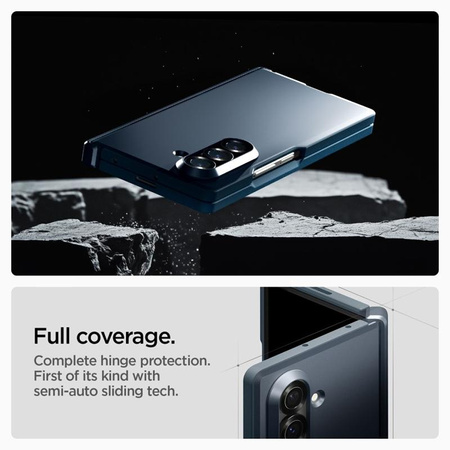 Spigen Tough Armor Pro MagSafe - pouzdro pro Samsung Galaxy Z Fold 7 (Metal Slate)