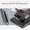 Spigen Optik.TR EZ Fit Camera Lens Protector 2-Pack - Verre de protection pour Google Pixel 7A (2 pces) (Noir)
