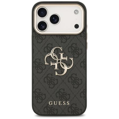 Guess 4G Big 4G Classic Logo - Case iPhone 17 Pro Max (Schwarz / Gold)