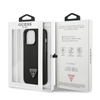 Guess Saffiano Triangle Logo Case - Coque iPhone 13 Pro Max (noir)