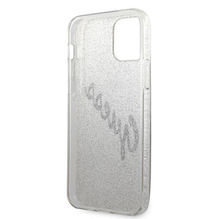 Guess Glitter Gradient Script - iPhone 12 Pro Max Case (Gold)