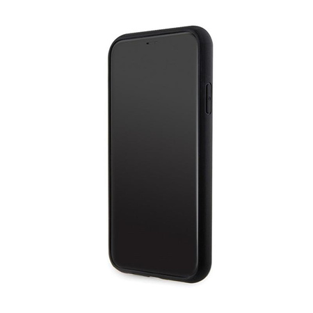 Étui Guess Glitter Script Big 4G - iPhone 11 Case (noir)
