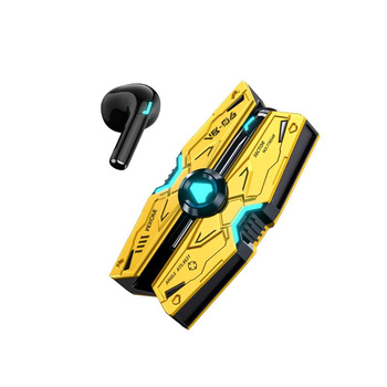 WEKOME VB06 Mecha Series - bezdrátová sluchátka Bluetooth V5.3 TWS s nabíjecím pouzdrem (žlutá)