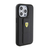 Ferrari Grip Stand Metal Logo - iPhone 15 Pro Max Case (black)