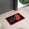 WYCIERACZKA POD DRZWI WEWNĘTRZNA, Kokosowa, z Napisem Rolling Stones