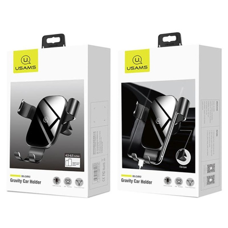 USAMS US-ZJ052 - Gravity car mount for the windshield grille (black)