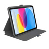 Speck Balance Folio - Étui pour iPad 11" (2025) / 10.9" (2022) avec revêtement MICROBAN avec aimant et support (Arcadia Navy/Moody Grey)