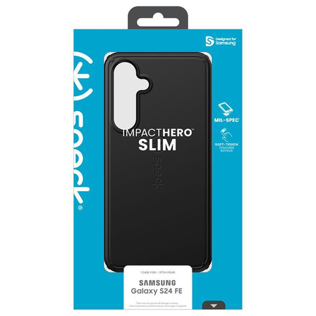 Speck ImpactHero Slim - Samsung Galaxy S24 FE Hülle (Schwarz)