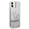 Guess Liquid Glitter 4G Big Logo - iPhone 11 tok (ezüst)