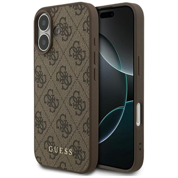 ETUI DO IPHONE 17 BRĄZOWE GUESS CLASSIC ORYGINALNE ELEGANCKIE MODNE CASE