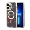Guess Flower MagSafe - iPhone 14 Pro Max tok (zöld)