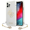 Guess 4G Big Logo Charm - iPhone 12 Pro Max Case (gold charms)