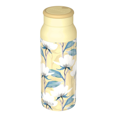 Quokka Echo - 690 ml Stainless Steel Bottle with Silicone Handle (Magnolia)