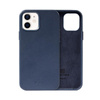 Crong Essential Cover - iPhone 12 / iPhone 12 Pro eco bőr tok (sötétkék)
