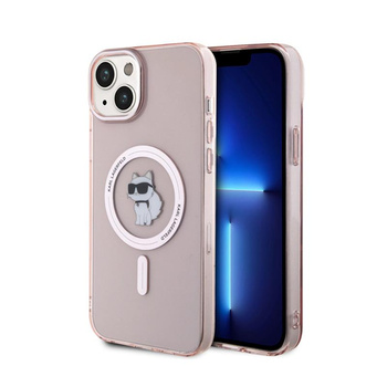 Karl Lagerfeld IML Choupette MagSafe - Coque pour iPhone 15 Plus (rose)