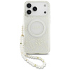 Guess IML Flowers Electro Pearl Strap MagSafe - Case iPhone 17 Pro Max (white)