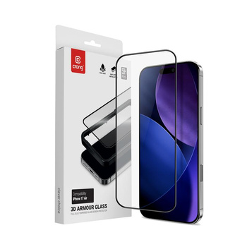 Crong 3D Armor Glass - Vetro temperato per iPhone Air + cornice di installazione