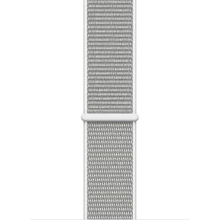Crong Nylon - Sportovní pásek pro Apple Watch 38/40/41/42 mm (Silver Grey)
