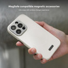 Moshi Napa MagSafe - Bőr tok iPhone 15 Pro készülékhez (Woodsmoke Brown)