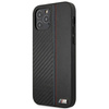 BMW Carbon Tricolor - Etui iPhone 12 Pro Max (czarny)