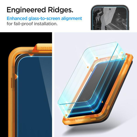 Spigen Alm Glas.TR 2-Pack - Verre trempé pour Google Pixel 8A (2 pcs.) (Transparent)
