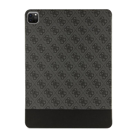 Guess 4G Stripe Allover - iPad Pro 12.9" Case (2022-2020) (Black)