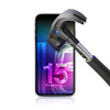 3mk HardGlass Max Lite - Gehärtetes Glas für iPhone 15 Pro Max (Schwarz)