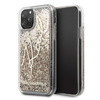 Karl Lagerfeld Signature Glitter Case - pouzdro pro iPhone 11 Pro (zlaté)