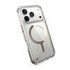 Speck Presidio Lux MagSafe - iPhone 17 Pro Tasche (Glitter / Gold Metallic)