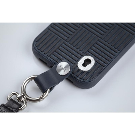 Moshi Altra - Case with detachable lanyard iPhone 13 Pro Max (anti-bacterial NanoShield™) (Blue)