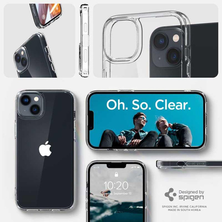 Spigen Ultra Hybrid -  Etui do iPhone 15 Plus / iPhone 14 Plus (Przezroczysty)