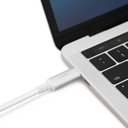 Moshi USB-C to DisplayPort Cable - Aluminum adapter from USB-C to DisplayPort 5K/60fps (silver)