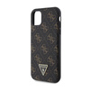 Guess 4G Triangle Metal Logo - iPhone 11 Tasche (schwarz)