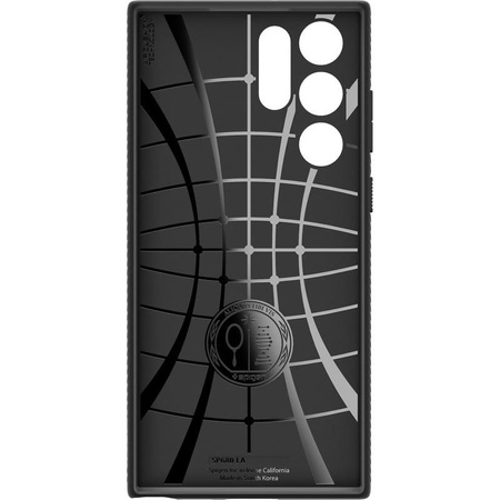 Spigen Liquid Air - Schutzhülle für Samsung Galaxy S22 Ultra (Schwarz)